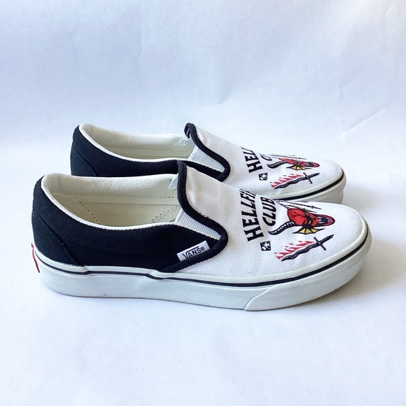 Limited Edition Stranger Things x Vans HellFire Club Shoes Size W6